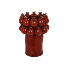 Ваза порцелянова Pomegranate 18*18*24см бордова