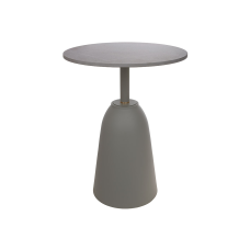 Кавовий круглий столик D40*53см, сірий