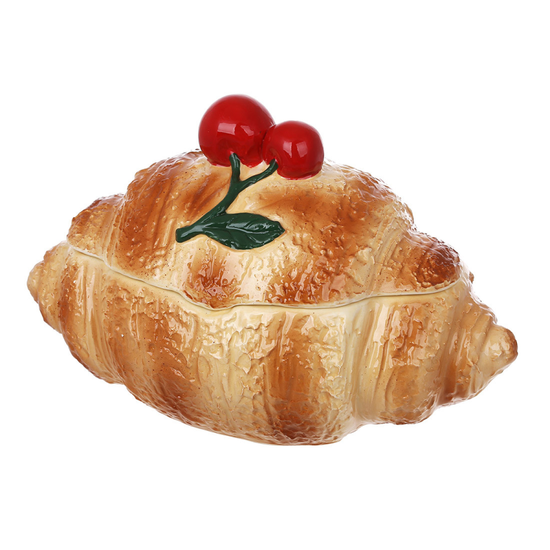 Керамічна банка Croissant 600мл, коричнева Керамічна банка Croissant 600мл, коричнева