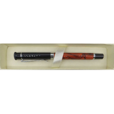 Ручка ролер SONATA коричневий мармур в подарунковому футлярі