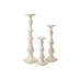 Свічник декоративний Грація 67см, колір - слонова кістка