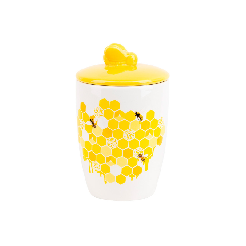 Банка керамічна з кришкою Honey 550 мл