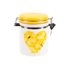 Банка керамічна з кришкою Honey 650 мл