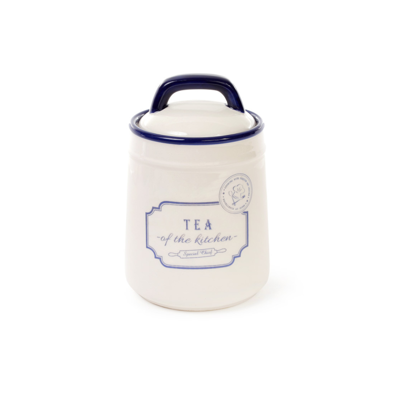 Банка керамічна Tea для сипких продуктів Red&Blue, 800 мл