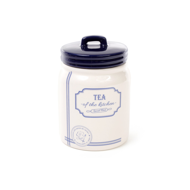 Банка керамічна Tea для сипких продуктів Red&Blue, 900мл
