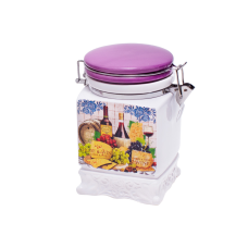 Банка керамічна на затяжці Cheese&Wine, 840мл