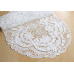 Ранер мереживний 40*120см Heritage Lace, колір - молочний білий