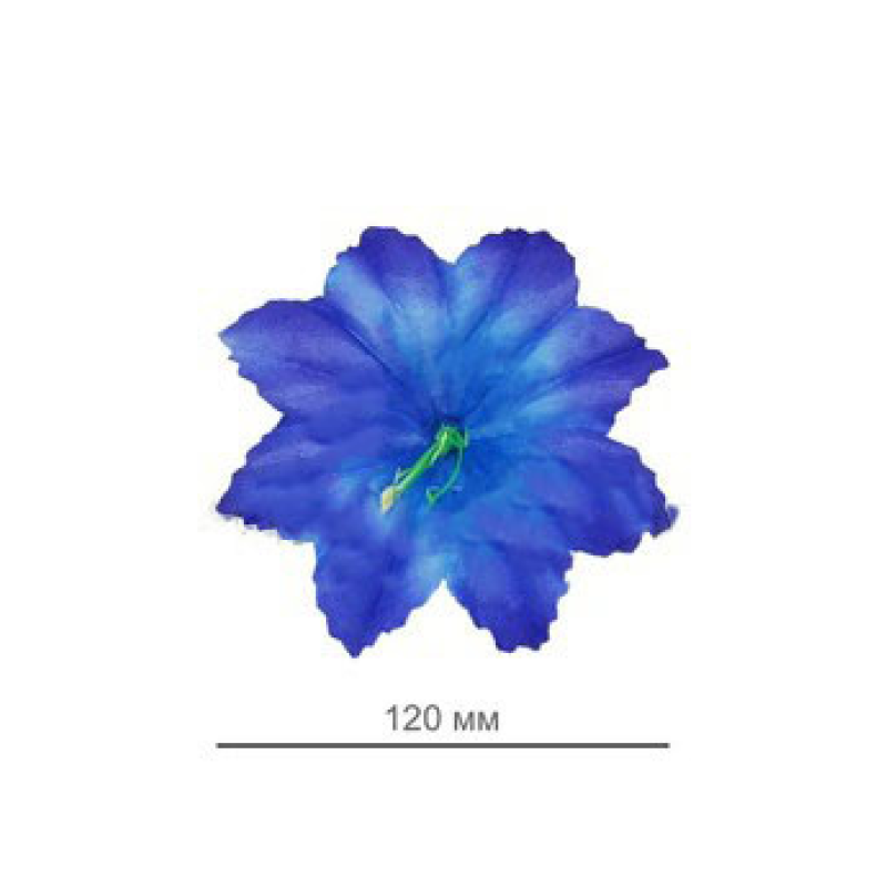 Штучні Прес квіти з тичинкою Дзвіночок, шовк, 120 мм Штучні Прес квіти з тичинкою Дзвіночок, шовк, 120 мм