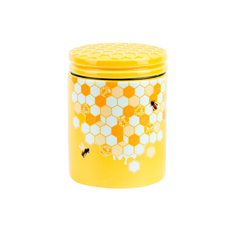 Банка керамічна з кришкою Honey 650 мл Банка керамічна з кришкою Honey 650 мл