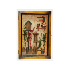 Ключниця дерев“яна на 6 крючків, 30*20см