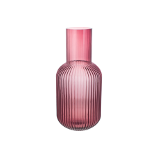 Ваза скляна Bottle 34см, колір - темно-рожевий