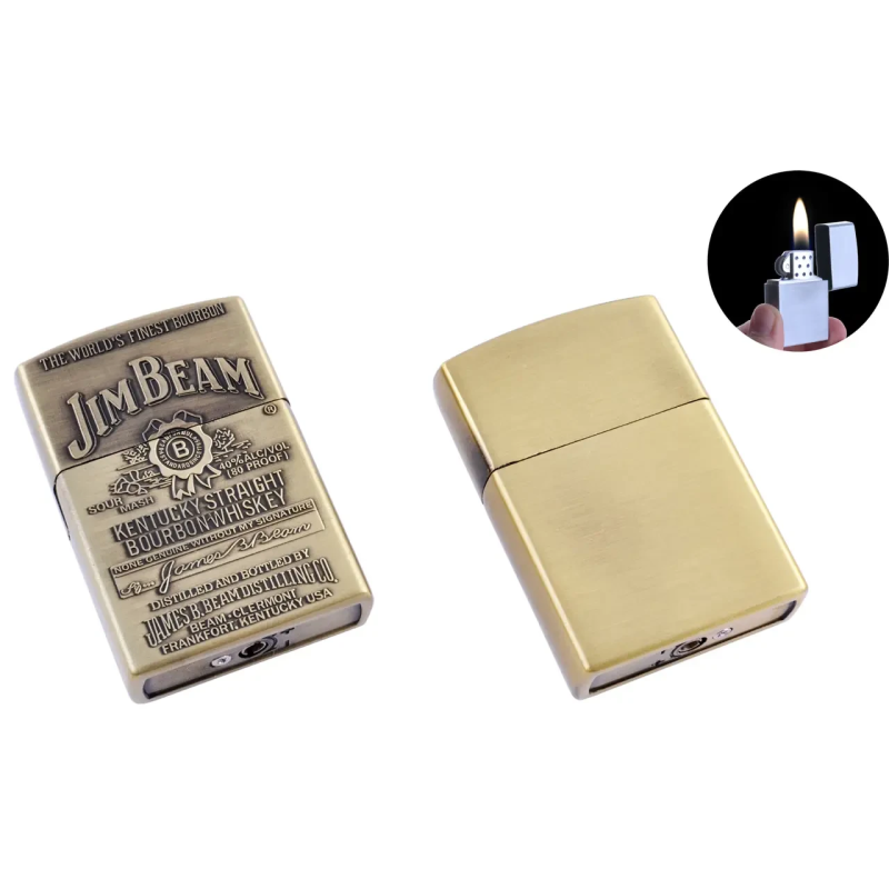 Запальничка газова кишенькова Jim Beam (Звичайне полум“я)