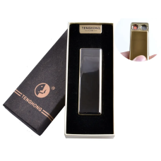 USB запальничка в подарунковій упаковці (Дві спіралі розжарювання), Чорний