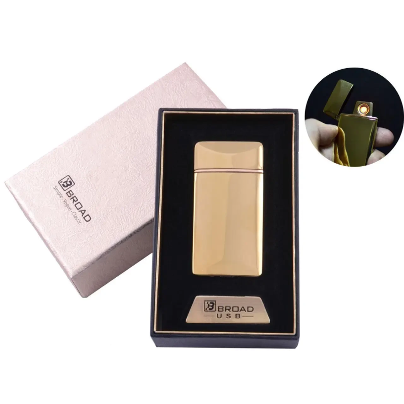 USB запальничка в подарунковій упаковці “Broad“ (Двостороння спіраль розжарювання) USB запальничка в подарунковій упаковці “Broad“ (Двостороння спіраль розжарювання)