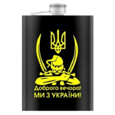 Фляга з нержавіючої сталі Ukraine, 256мл