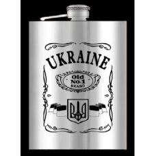 Фляга з нержавіючої сталі Ukraine, 256мл