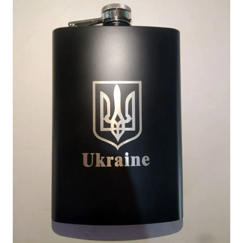 Фляга із нержавіючої сталі Ukraine, 265мл Фляга із нержавіючої сталі Ukraine, 265мл