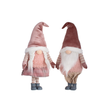 М“яка іграшка Гном, 53см, 2 дизайни, колір - рожево-коричневий