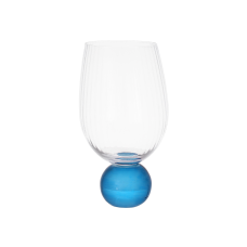 Набір (6шт.) склянок на синій ніжці-кулі Bauble 450мл, скло