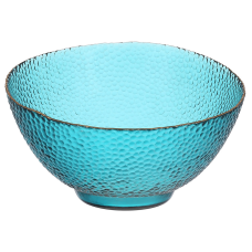 Салатник скляний Bauble 17*11.5см, колір - смарагдовий із золотим обідком
