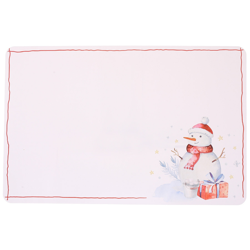 Набір (12шт.) серветок сервірувальних (плейсмат) Happy holidays, 43*28см