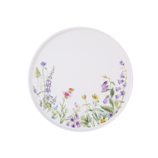Набір (3шт.) тарілок порцелянових обідніх D25.5см Floral, колір - білий