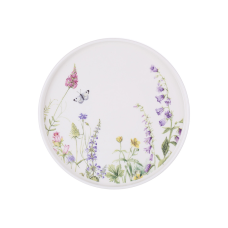 Набір (3шт.) тарілок порцелянових десертних D20см Floral, колір - білий