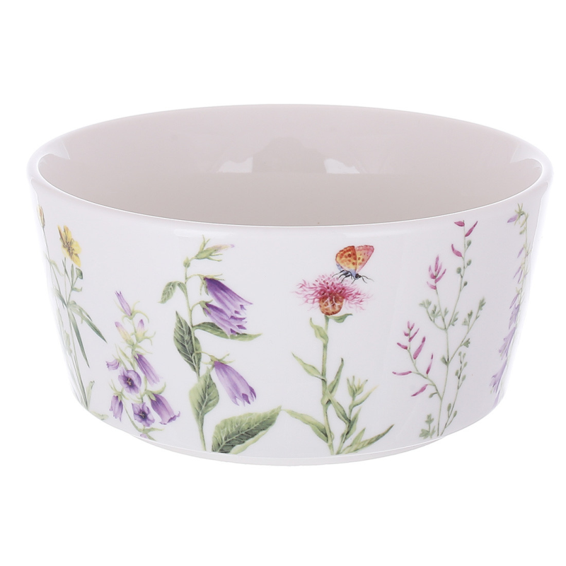 Салатник порцеляновий (2шт) D15*7.5см Floral, колір - білий Салатник порцеляновий (2шт) D15*7.5см Floral, колір - білий