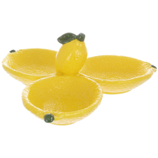 Менажниця керамічна Lemon, 24*9см, колір-жовтий