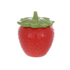 Банка керамічна Strawberry, 1400 мл, колір червоний