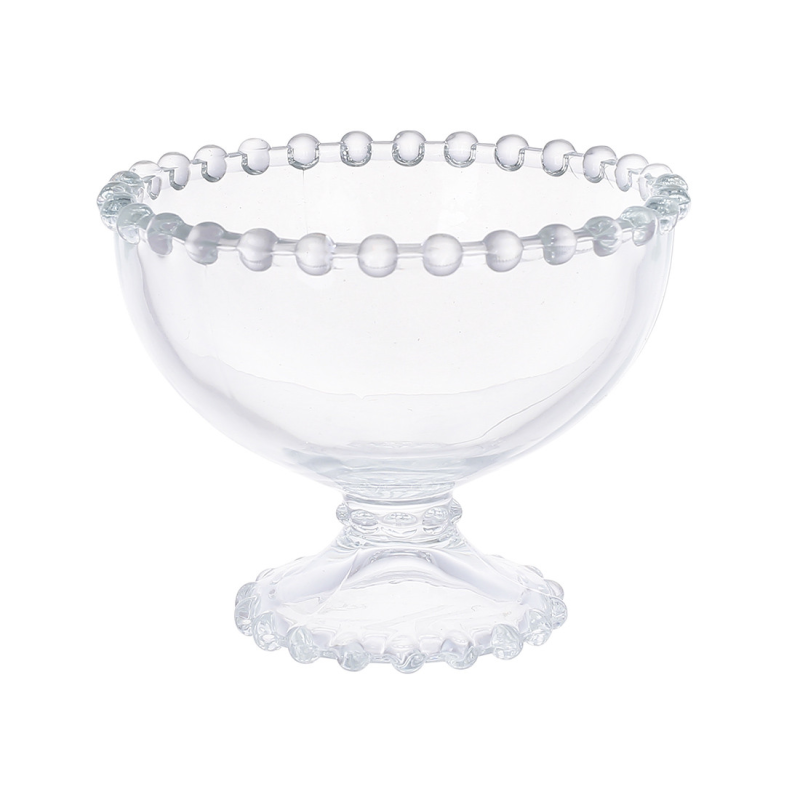 Піала (6шт) на ніжці скляна прозора Bauble 11*9см Піала (6шт) на ніжці скляна прозора Bauble 11*9см