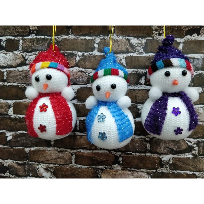 Ялинкові підвісні іграшки “Сніговик“ 1 шт. 130 мм. Ялинкові підвісні іграшки “Сніговик“ 1 шт. 130 мм.