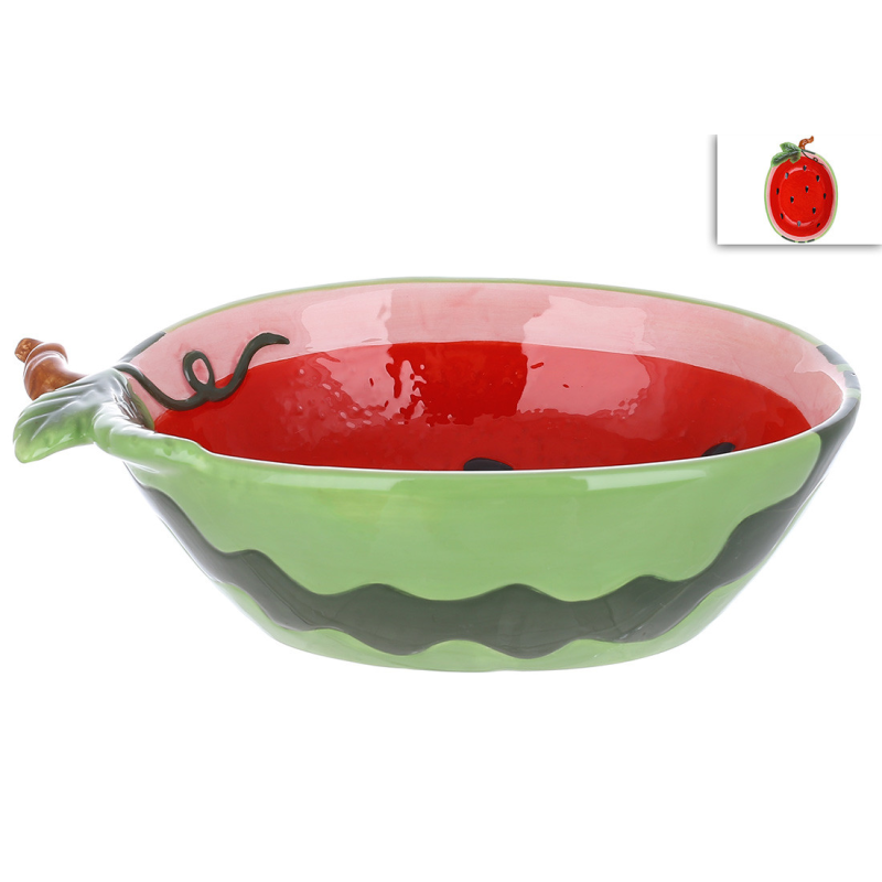 Салатник керамічний Watermelon 21.5*15.5*6.3см, 750 мл Салатник керамічний Watermelon 21.5*15.5*6.3см, 750 мл