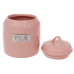 Банка керамічна Tea, 900 мл, колір - рожевий