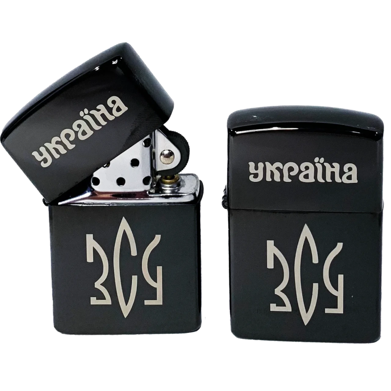 Запальничка бензинова “Україна ВСУ“ Zorro Lighter (Подарункова коробка