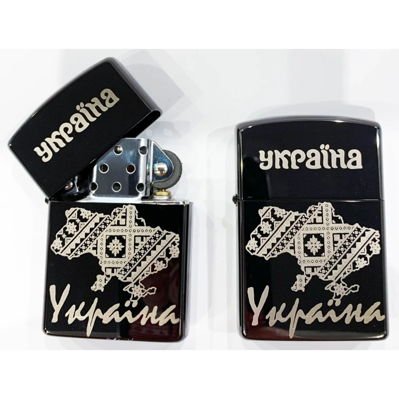 Запальничка бензинова “Україна“ Zorro Lighter (Подарункова коробка