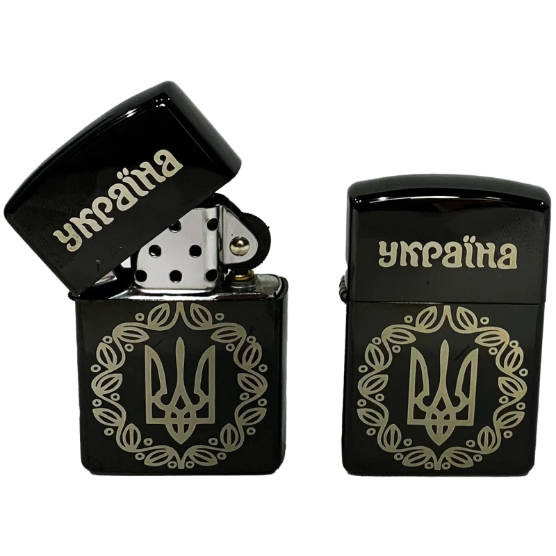 Запальничка бензинова “Україна“ Zorro Lighter (Подарункова коробка