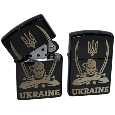 Запальничка бензинова “Україна“ Zorro Lighter (Подарункова коробка