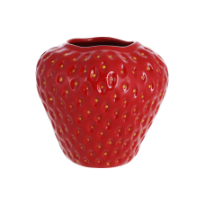 Ваза керамічна Strawberry 15.5*15*16 см, колір червоний