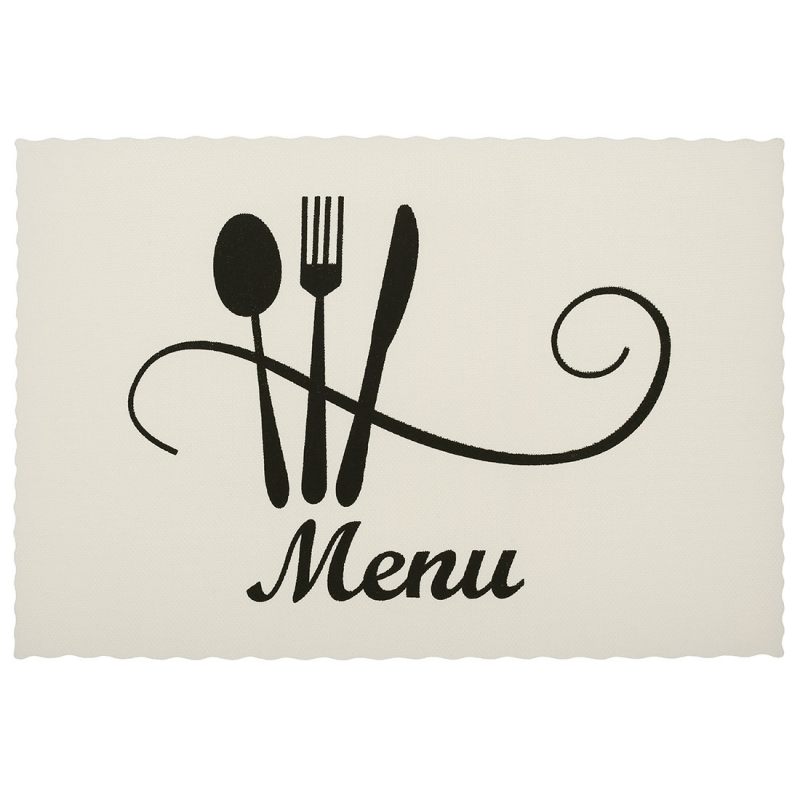 Набір (12шт.) серветок сервірувальних (плейсмат) Kitchen, колір - молочний, 29.5*45см Набір (12шт.) серветок сервірувальних (плейсмат) Kitchen, колір - молочний, 29.5*45см