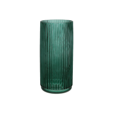 Ваза скляна Emerald D11.5* 25см, колір - смарагд