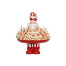 Цукерниця керамічна з кришкою Пряник Солдатик, 21*16*27см