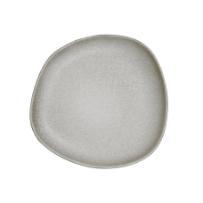 Тарілка (6шт) керамічна Gray, D20*3.3см, колір - сірий граніт