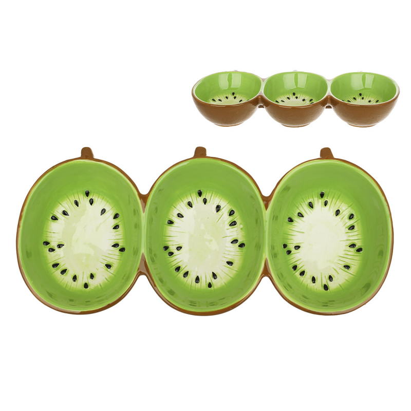 Менажниця керамічна Kiwi, 30.5*13.5*5см Менажниця керамічна Kiwi, 30.5*13.5*5см