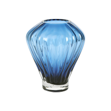 Ваза  скляна Blue Grace, 7.5*16*20см, колір - синій