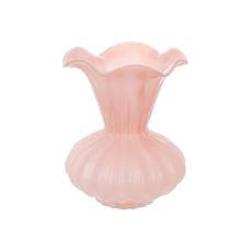 Ваза скляна Monika, 14*14*17см, колір - рожевий