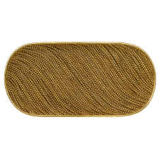 Декоративне блюдо 30.5*15*3см Pearl, колір - золото