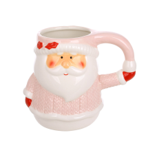 Кухоль керамічний Санта 450мл, колір - рожевий