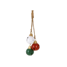 Металеві кулі ( D7.5*10см ) на підвісі Christmas bells 47см