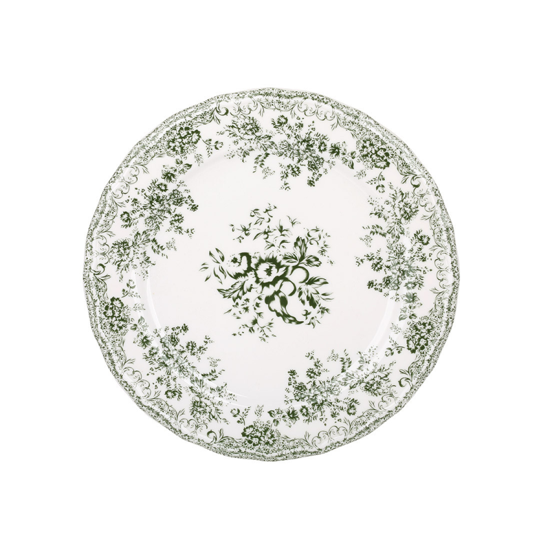 Тарілка (6шт) порцелянова D27*2.5см Vintage Rose
